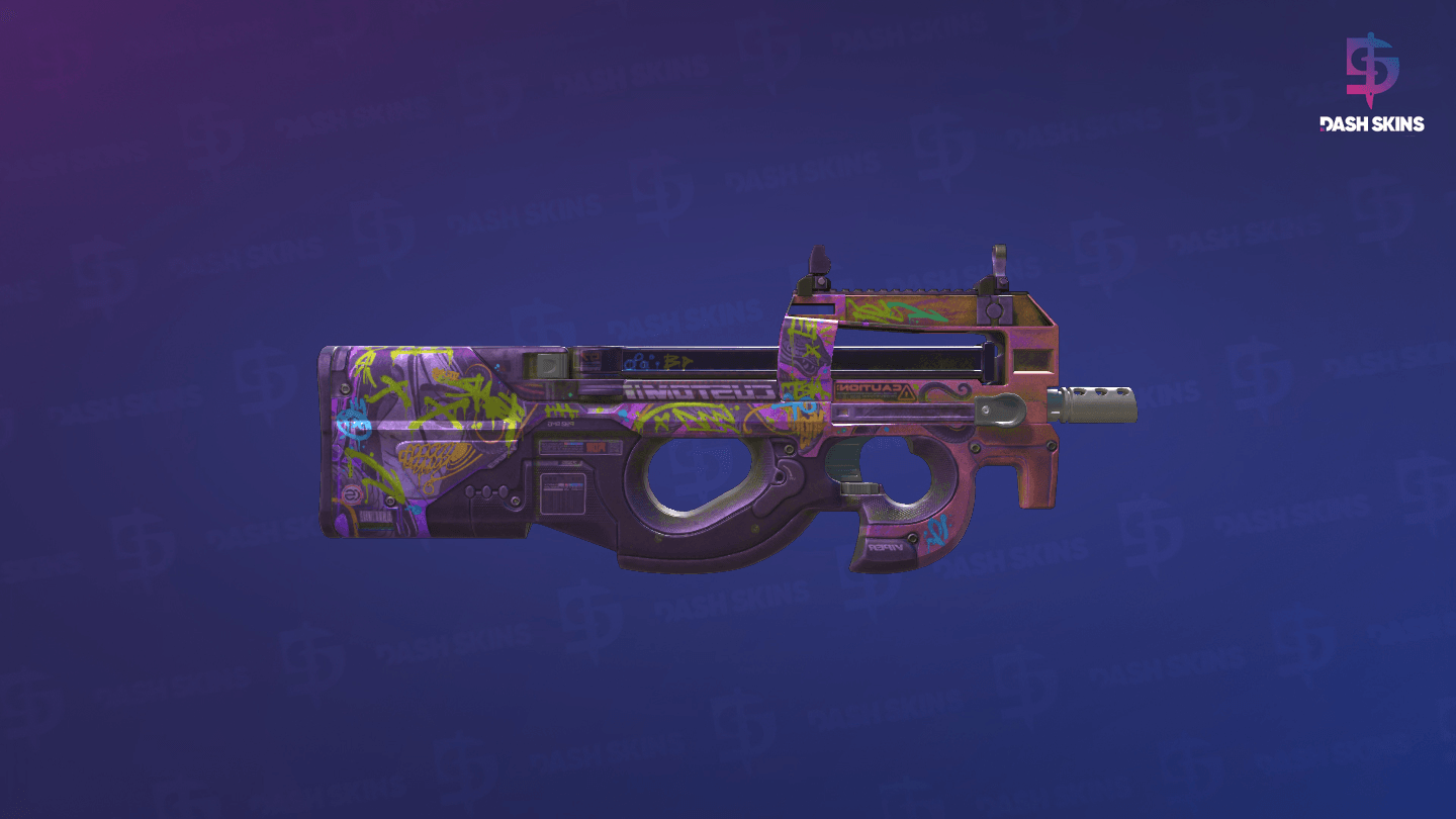 P90 | Neoqueen (Battle-Scarred) - Backside Screenshot