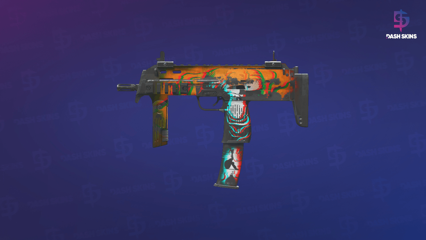 MP7 | Abyssal Apparition (Battle-Scarred) - Frontside Screenshot