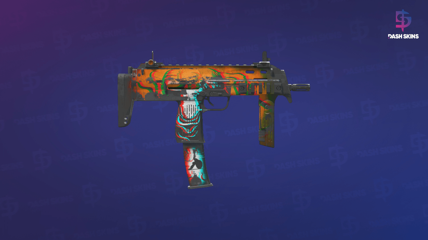 MP7 | Abyssal Apparition (Battle-Scarred) - Backside Screenshot