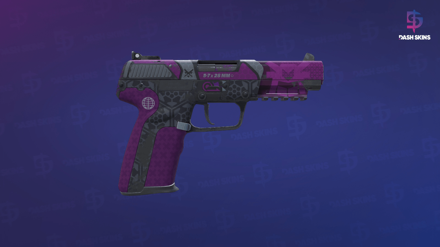 Five-SeveN | Violent Daimyo (Field-Tested) - Backside Screenshot