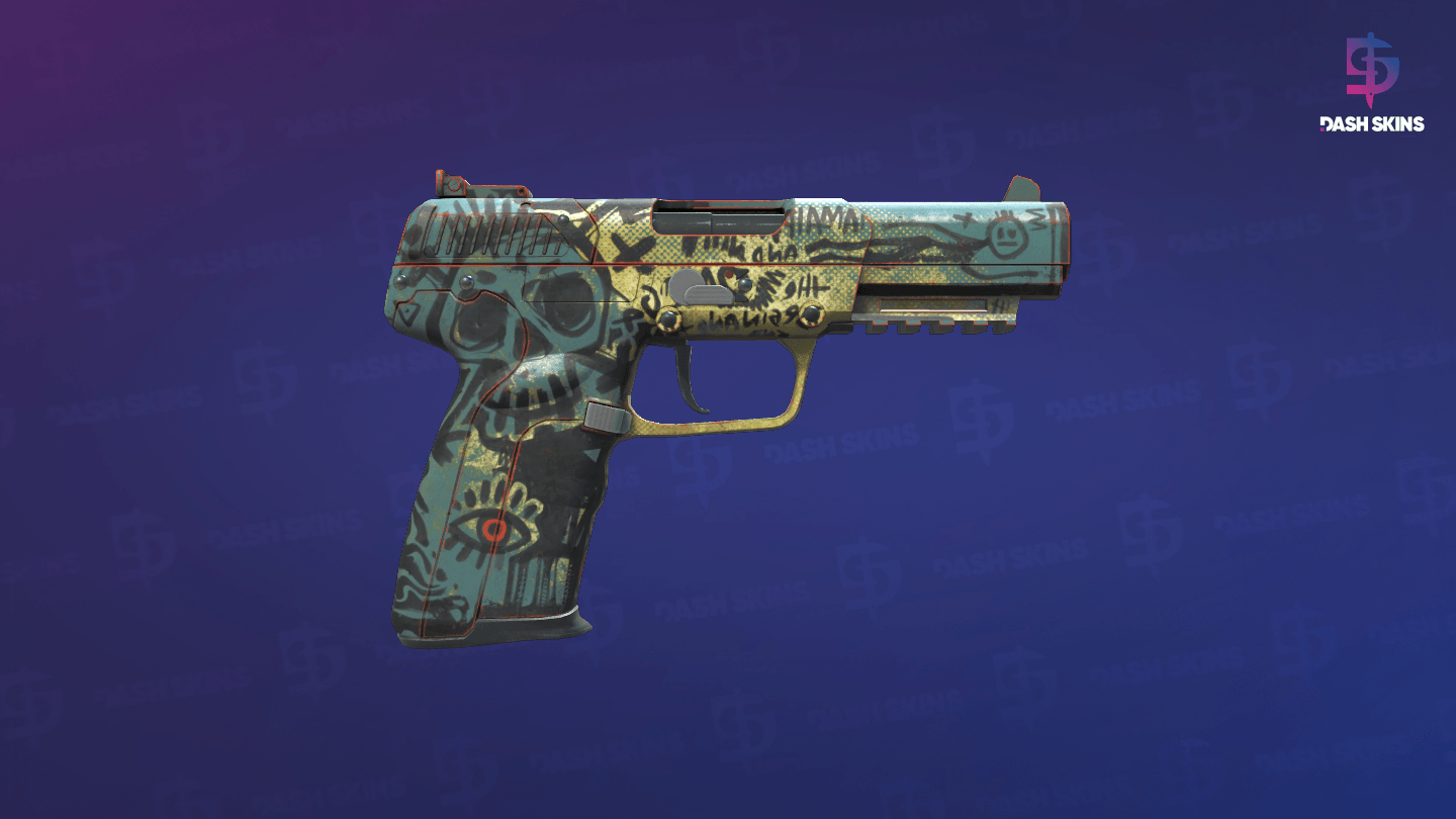 Five-SeveN | Scrawl (Field-Tested) - Backside Screenshot