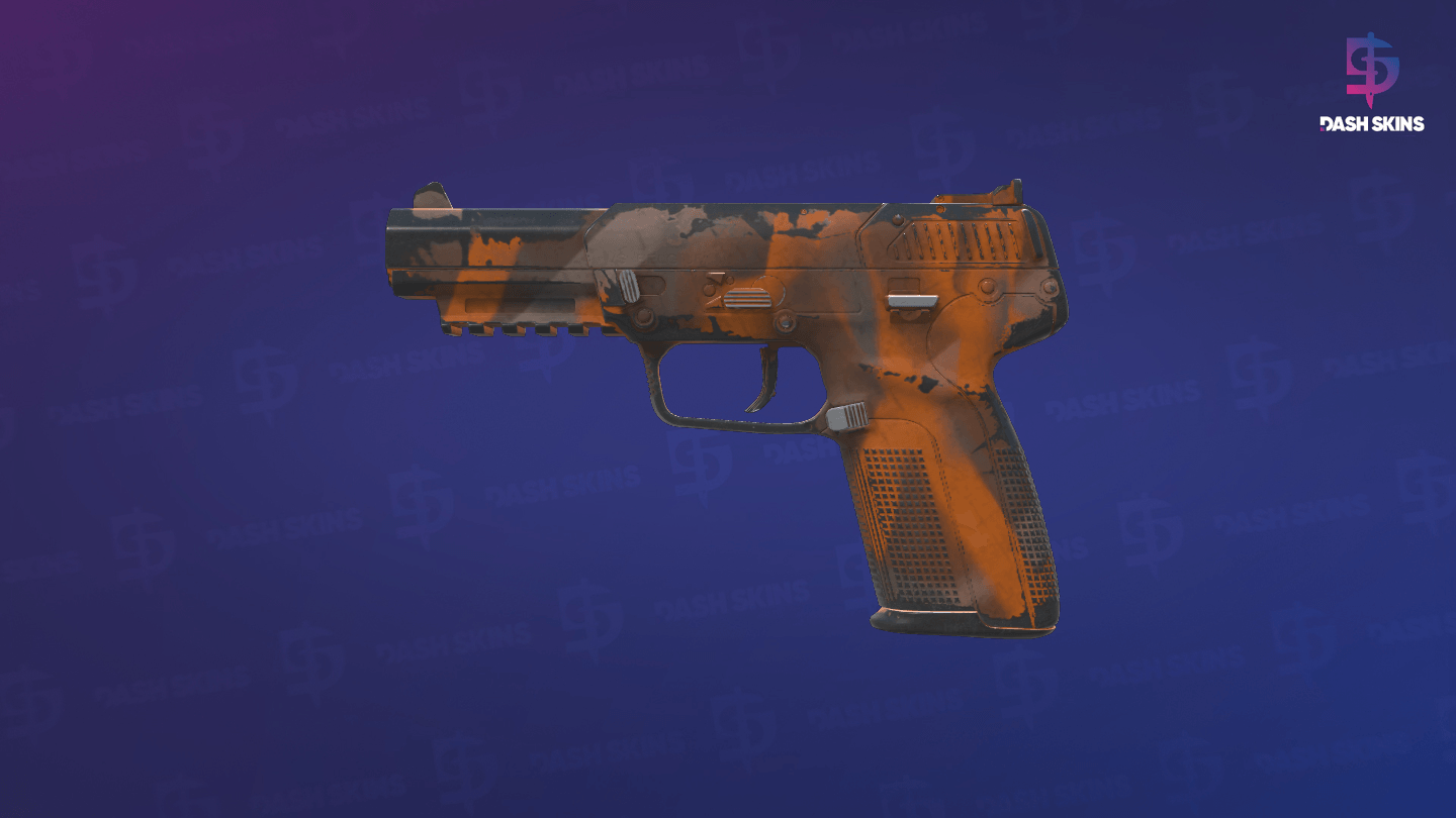 Five-SeveN | Orange Peel (Field-Tested) - Frontside Screenshot
