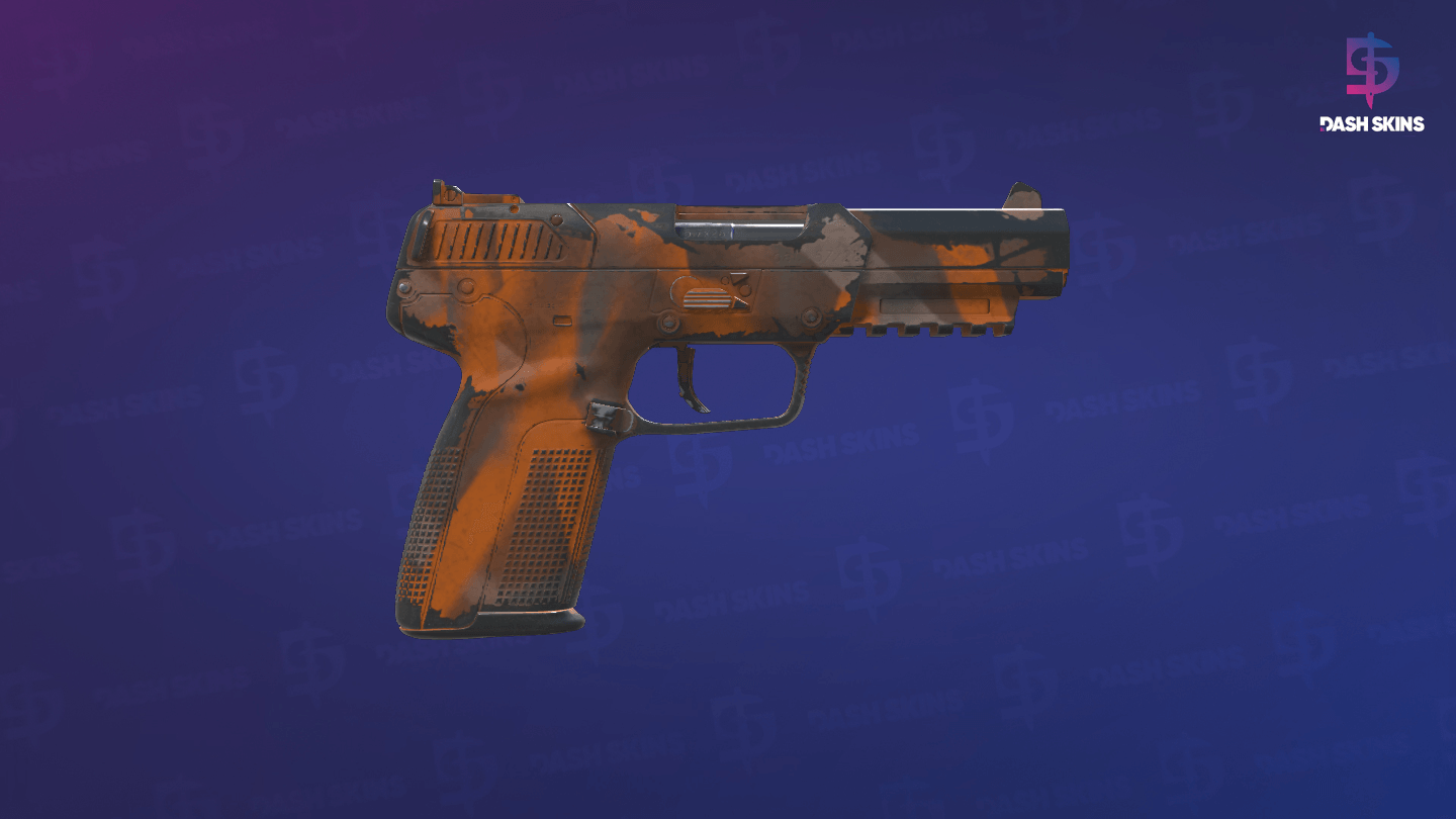 Five-SeveN | Orange Peel (Field-Tested) - Backside Screenshot