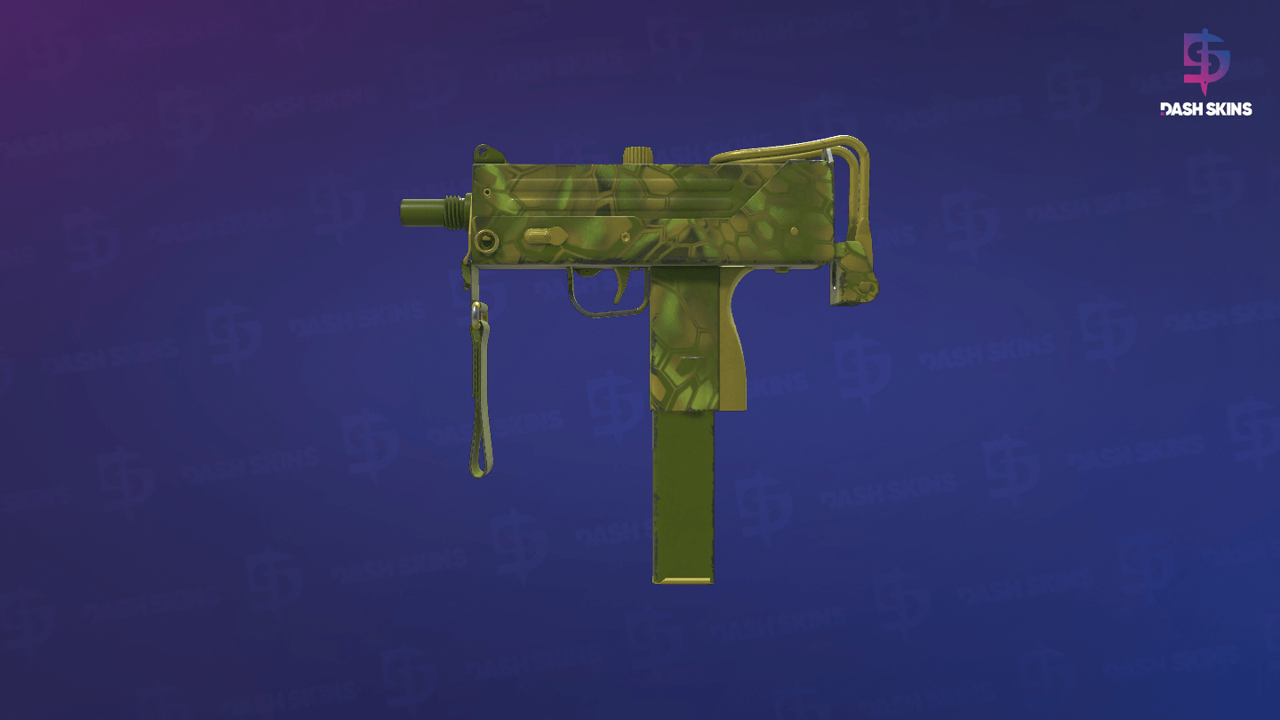 MAC-10 | Acid Hex (Field-Tested) - Frontside Screenshot