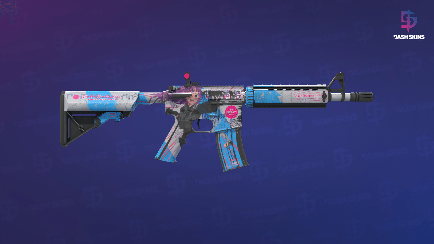 M4A4 | Temukau (Field-Tested) - Backside Screenshot