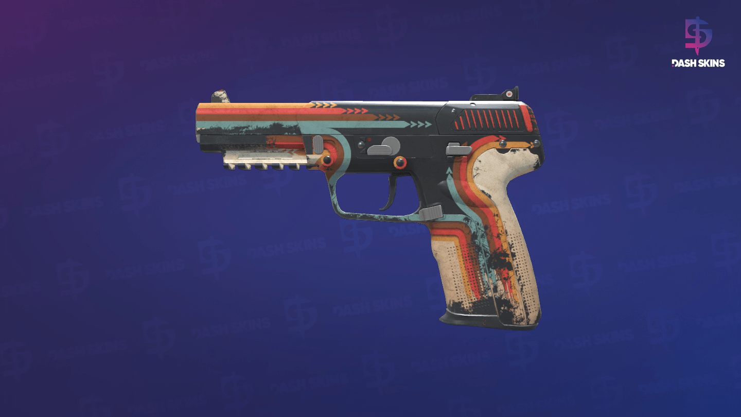 Five-SeveN | Retrobution (Battle-Scarred) - Frontside Screenshot