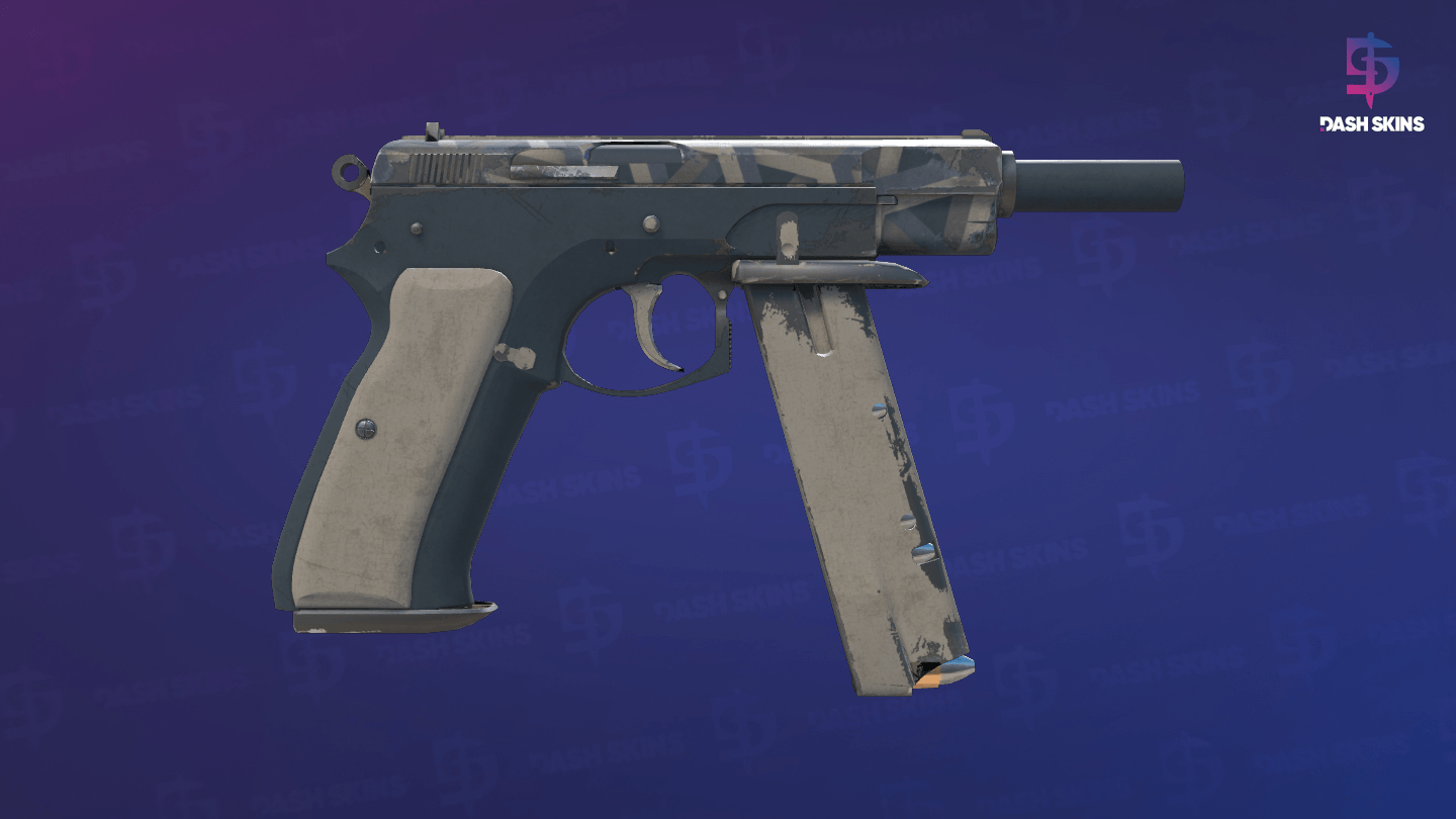 CZ75-Auto | Framework (Well-Worn) - Backside Screenshot