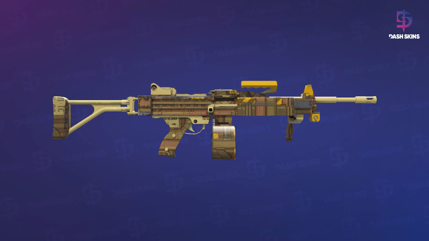 Negev | Bulkhead (Factory New) - Backside Screenshot