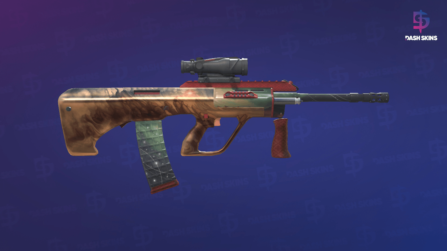 Souvenir AUG | Sand Storm (Minimal Wear) - Backside Screenshot