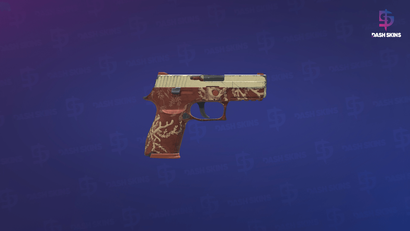 P250 | Red Tide (Field-Tested) - Backside Screenshot