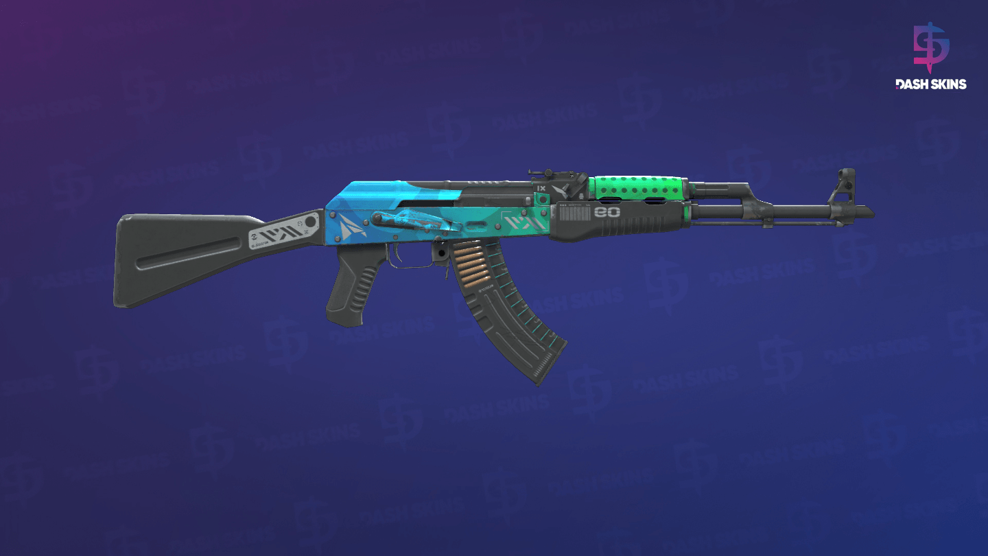 AK-47 | Ice Coaled (Field-Tested) - Backside Screenshot