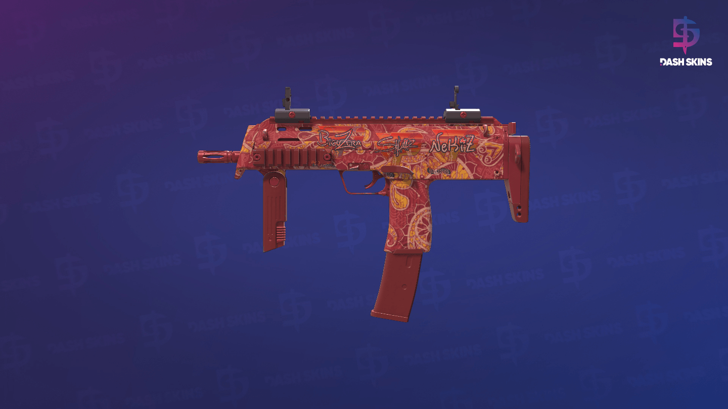 MP7 | Coral Paisley (Factory New) - Frontside Screenshot