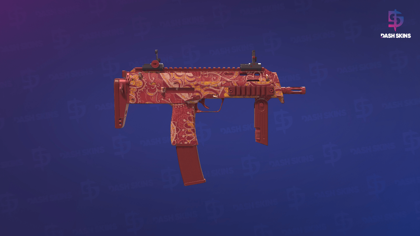 MP7 | Coral Paisley (Factory New) - Backside Screenshot