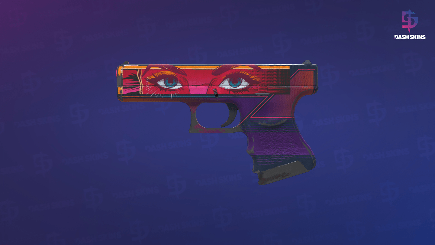 Glock-18 | Vogue (Well-Worn) - Frontside Screenshot