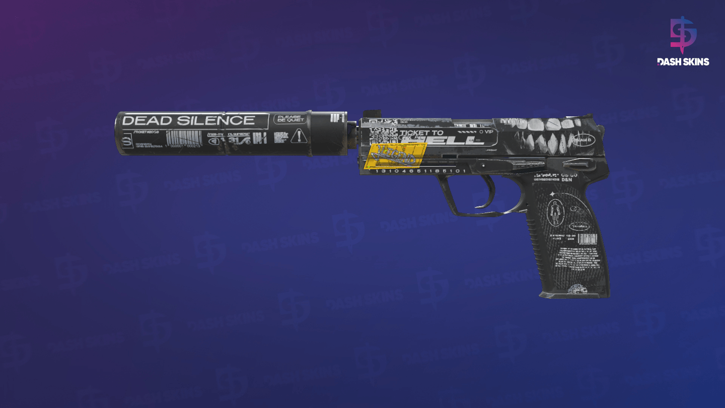 USP-S | Ticket to Hell (Field-Tested) - Frontside Screenshot