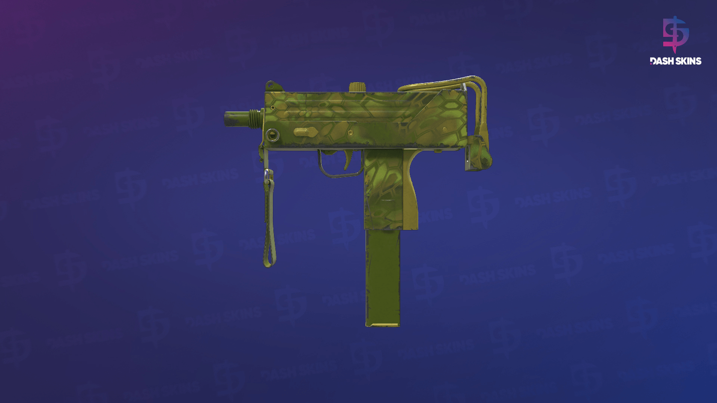MAC-10 | Acid Hex (Field-Tested) - Frontside Screenshot