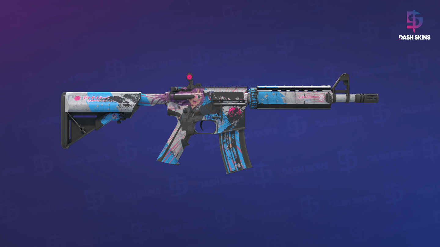 StatTrak™ M4A4 | Temukau (Battle-Scarred) - Backside Screenshot