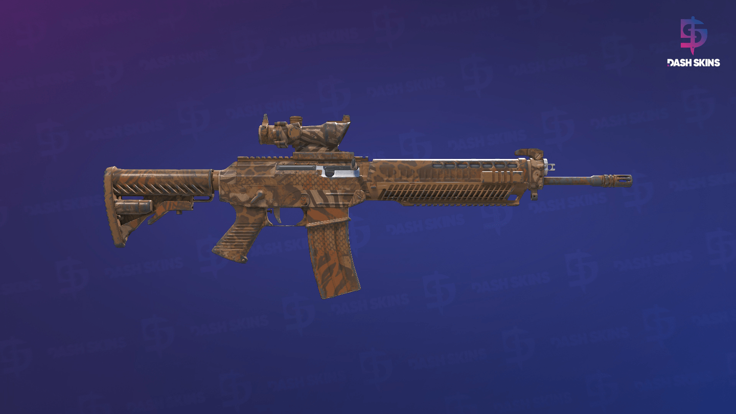 SG 553 | Safari Print (Field-Tested) - Backside Screenshot