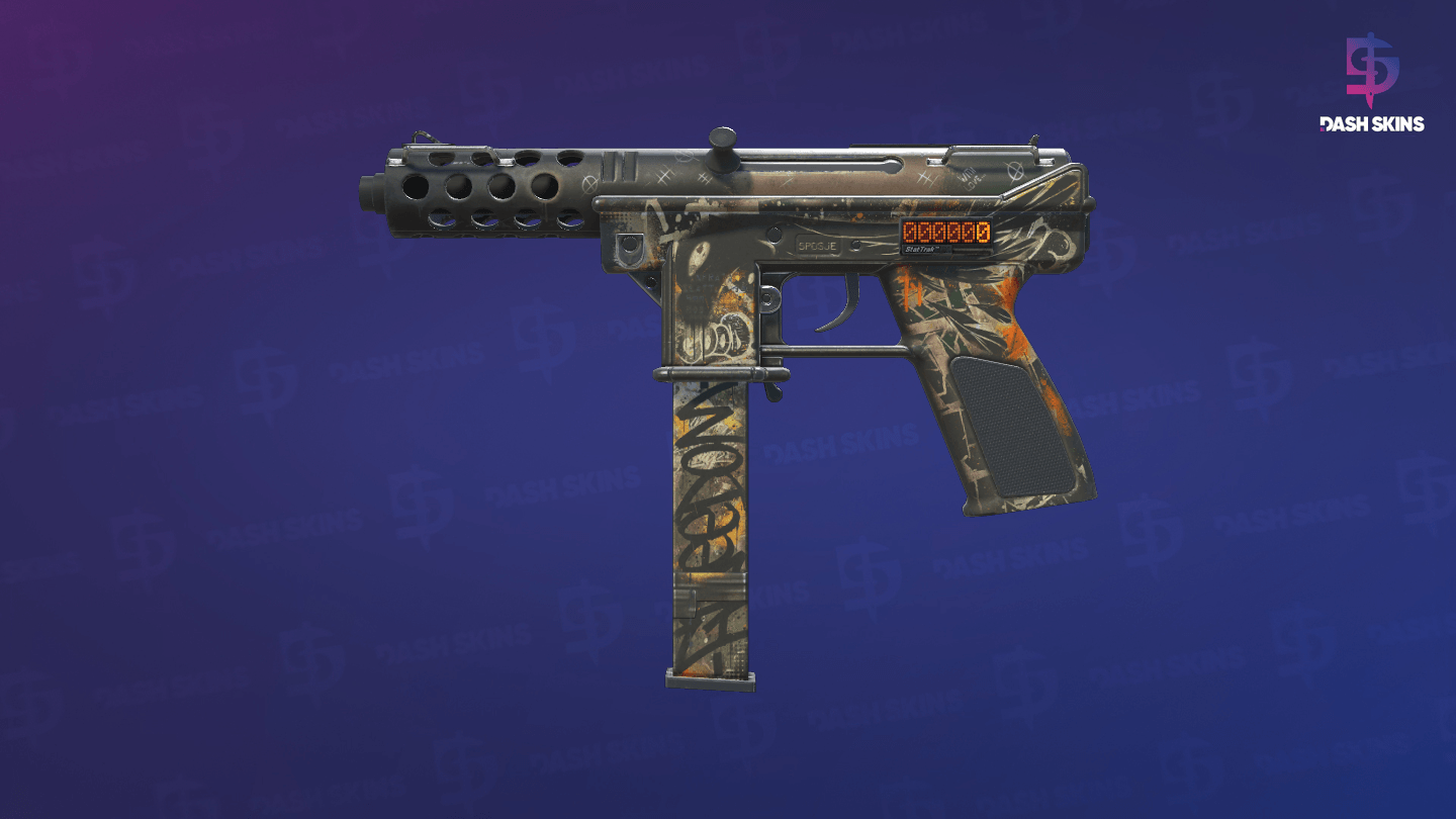 StatTrak™ Tec-9 | Rebel (Battle-Scarred) - Frontside Screenshot