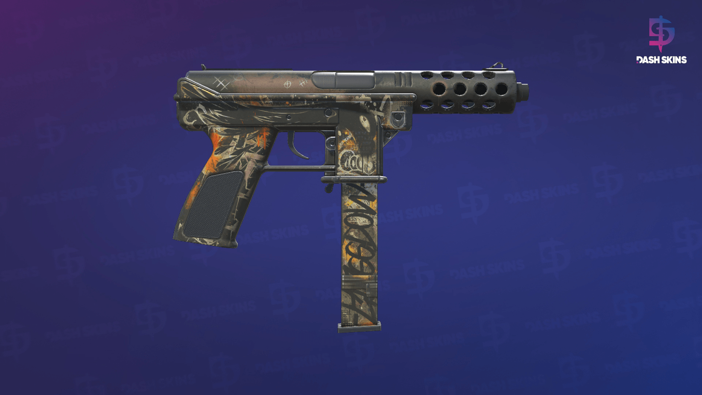 StatTrak™ Tec-9 | Rebel (Battle-Scarred) - Backside Screenshot