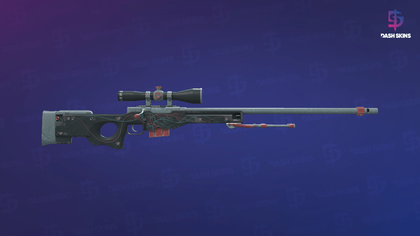 AWP | Capillary (Field-Tested) - Backside Screenshot