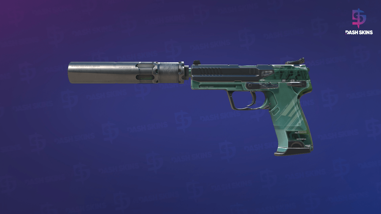 USP-S | PC-GRN (Minimal Wear) - Frontside Screenshot
