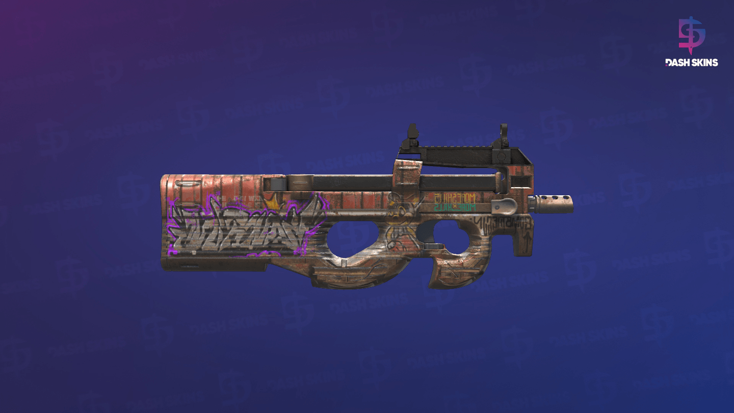P90 | Freight (Factory New) - Backside Screenshot