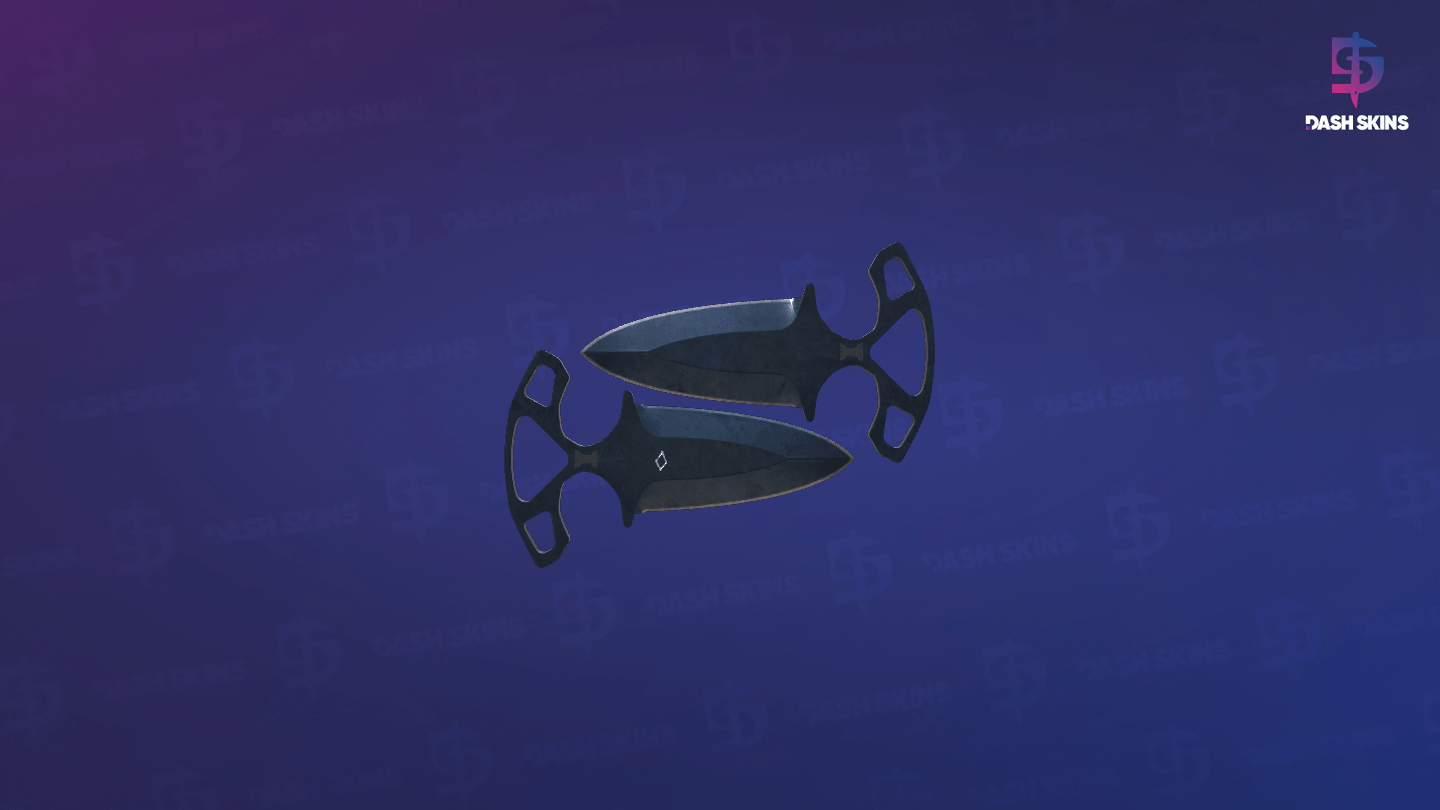 ★ StatTrak™ Shadow Daggers | Blue Steel (Field-Tested) - Frontside Screenshot