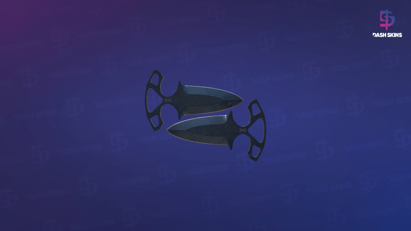 ★ StatTrak™ Shadow Daggers | Blue Steel (Field-Tested) - Backside Screenshot