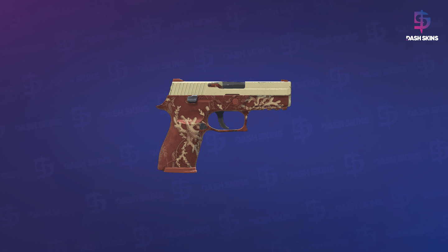 P250 | Red Tide (Minimal Wear) - Backside Screenshot