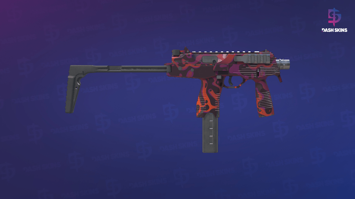 MP9 | Ruby Poison Dart (Factory New) - Backside Screenshot