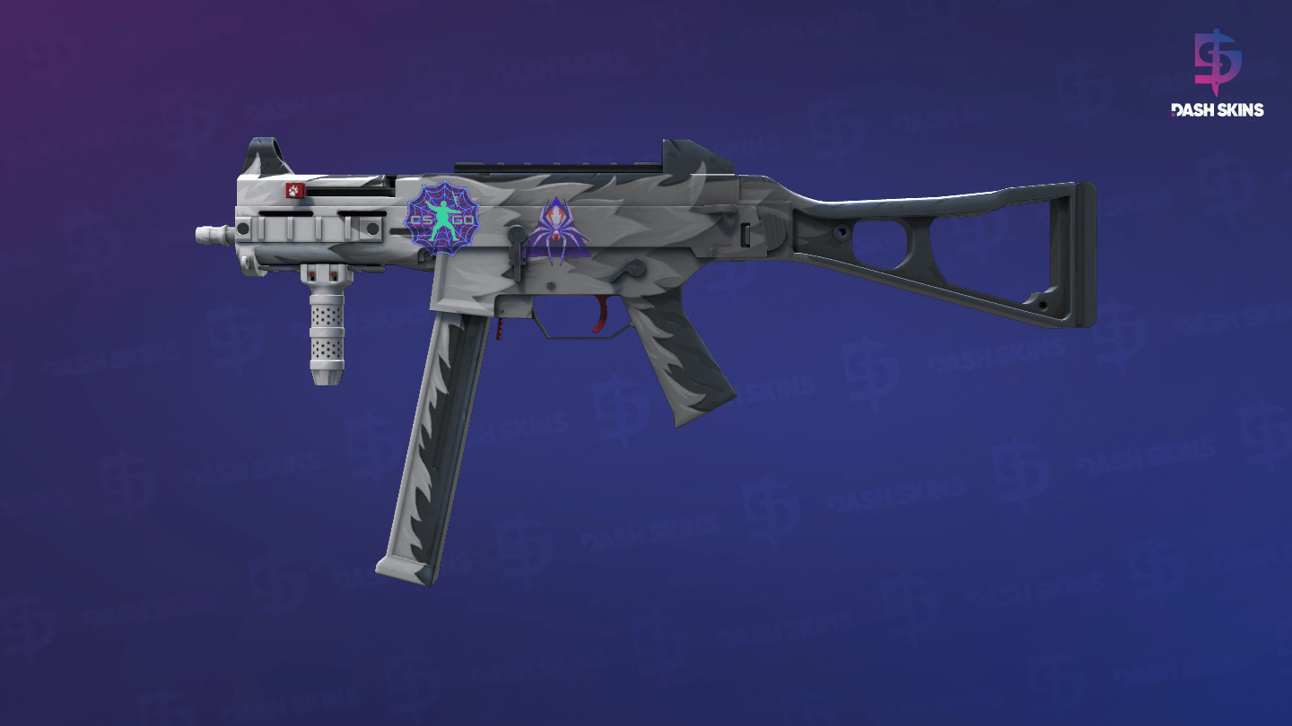 UMP-45 | Arctic Wolf (Minimal Wear) - Frontside Screenshot