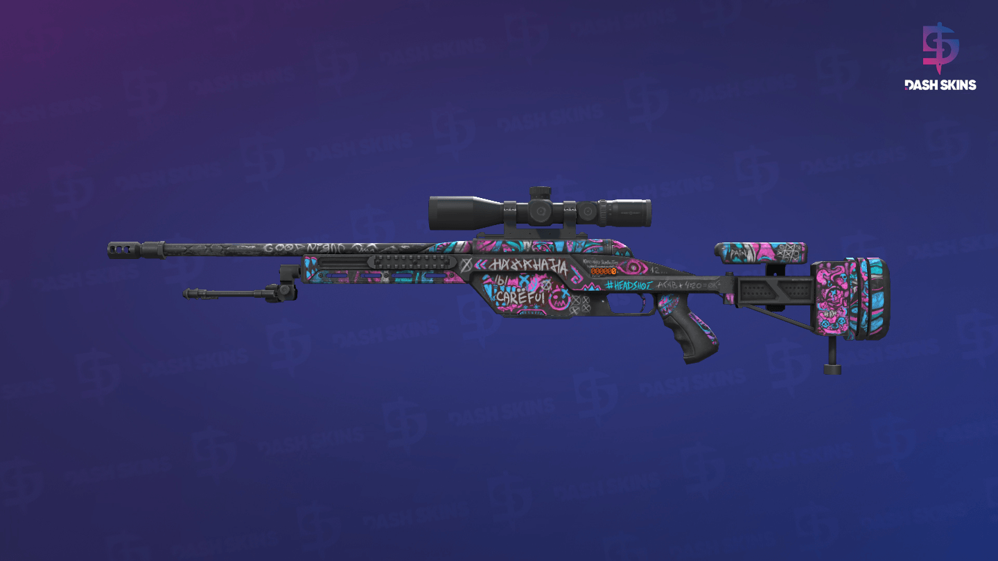 StatTrak™ SSG 08 | Fever Dream (Minimal Wear) - Frontside Screenshot