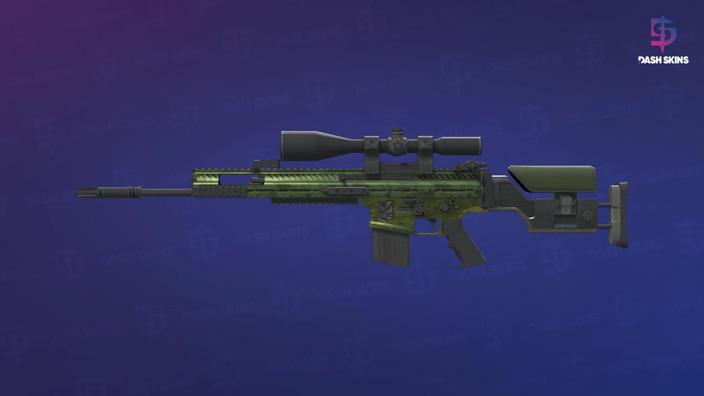 SCAR-20 | Green Marine (Field-Tested) - Frontside Screenshot