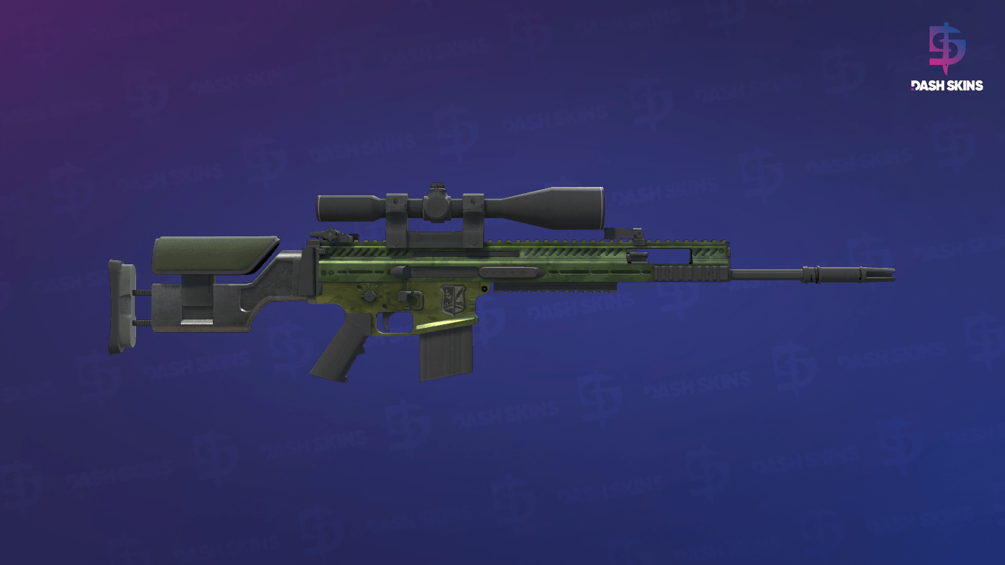 SCAR-20 | Green Marine (Field-Tested) - Backside Screenshot