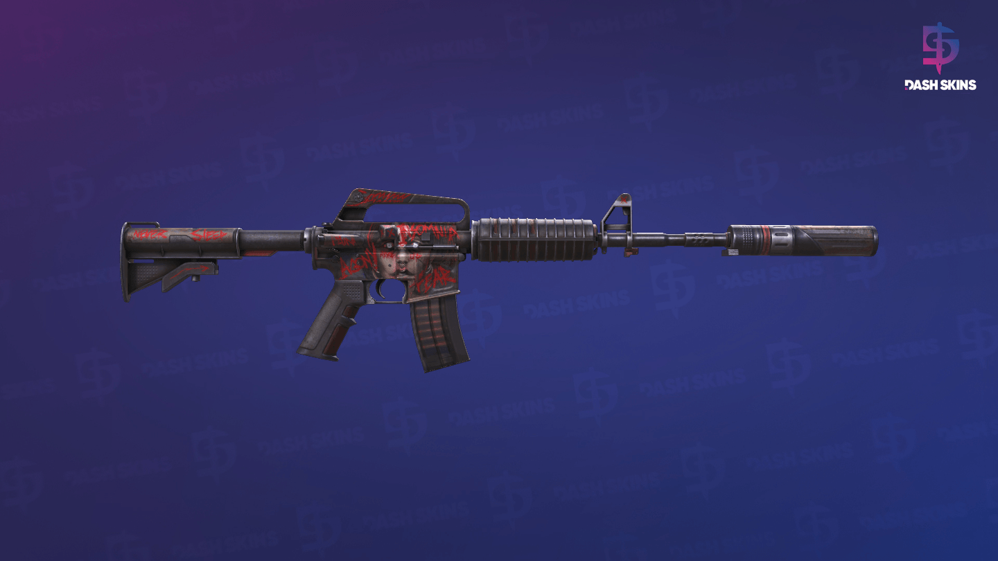 M4A1-S | Night Terror (Minimal Wear) - Backside Screenshot