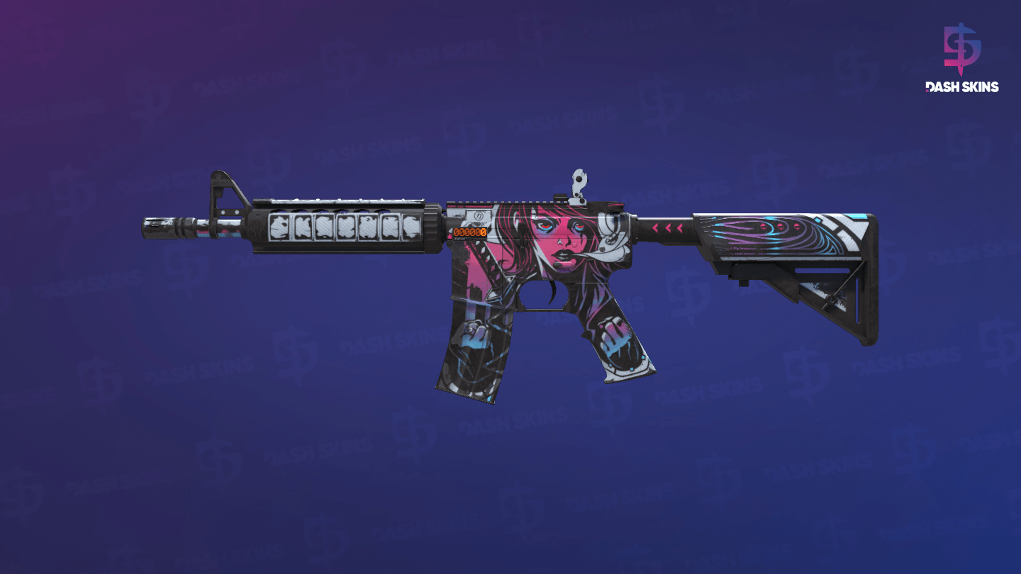 StatTrak™ M4A4 | Neo-Noir (Field-Tested) - Frontside Screenshot