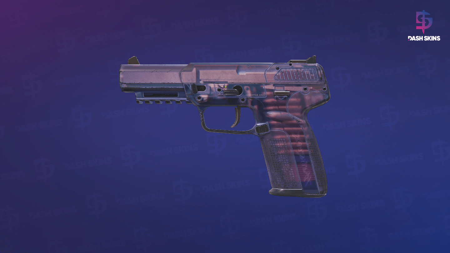 Five-SeveN | Dark Polymer (Well-Worn) - Frontside Screenshot