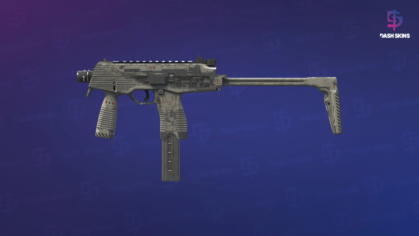 MP9 | Airlock (Battle-Scarred) - Frontside Screenshot