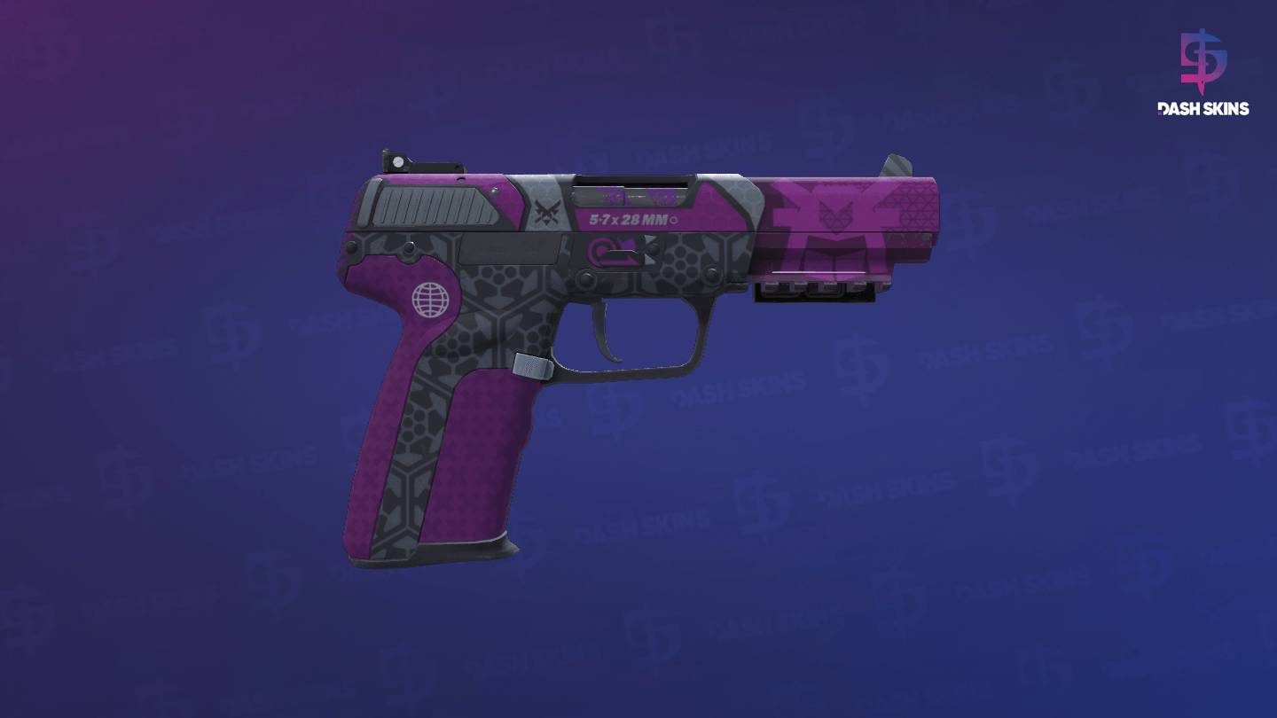 StatTrak™ Five-SeveN | Violent Daimyo (Minimal Wear) - Backside Screenshot