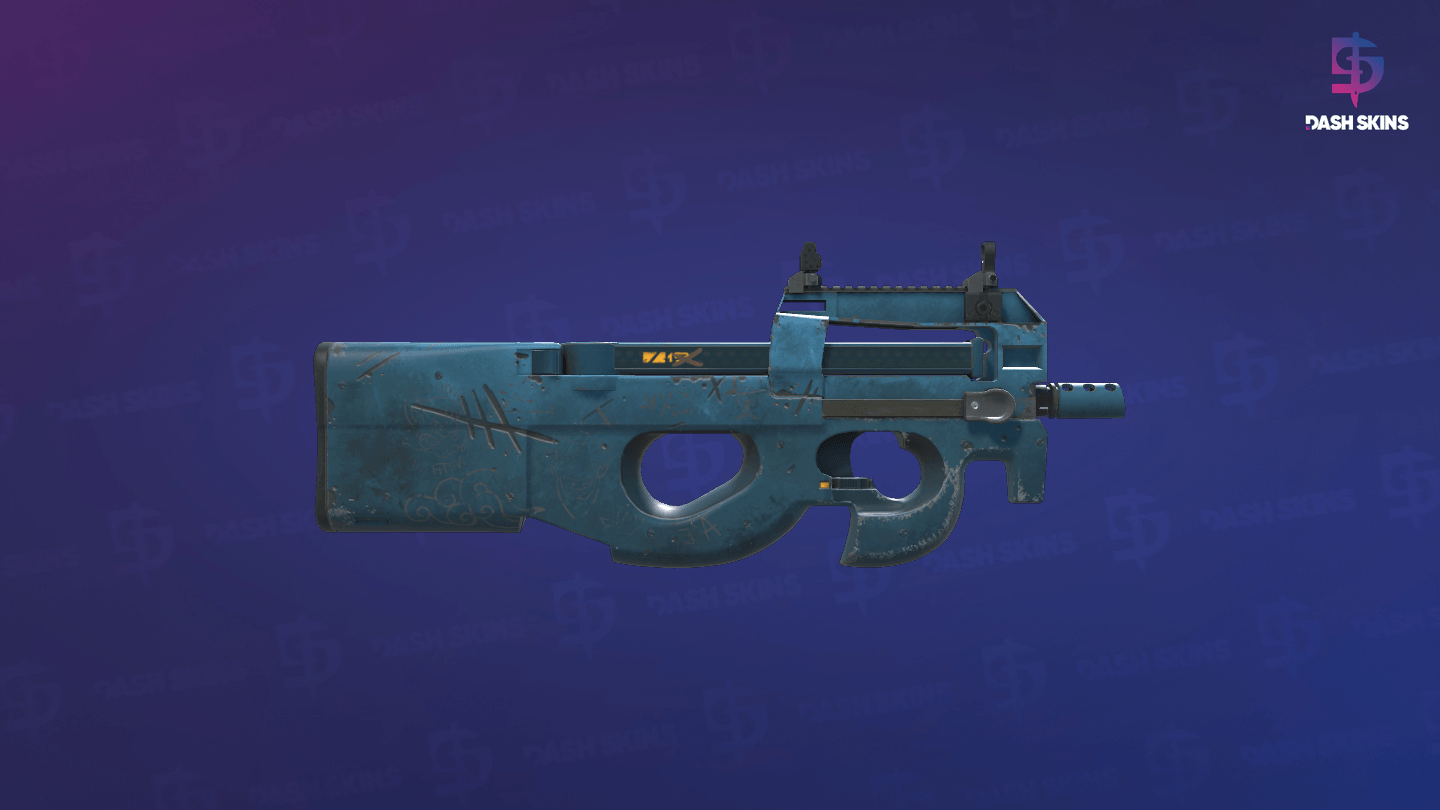 P90 | Off World (Field-Tested) - Backside Screenshot