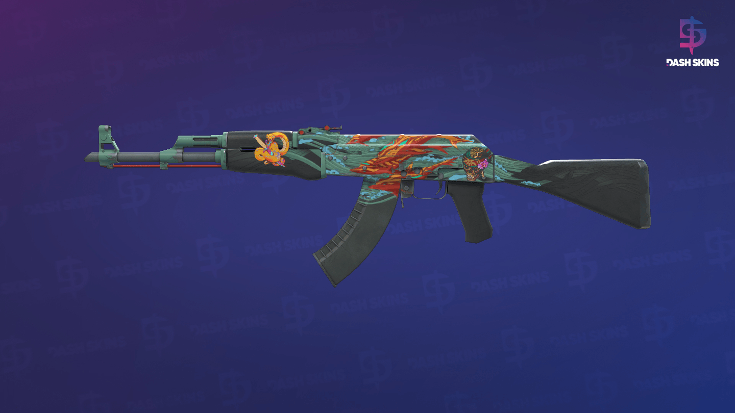 AK-47 | Vingança Água-marinha - Frontside Screenshot