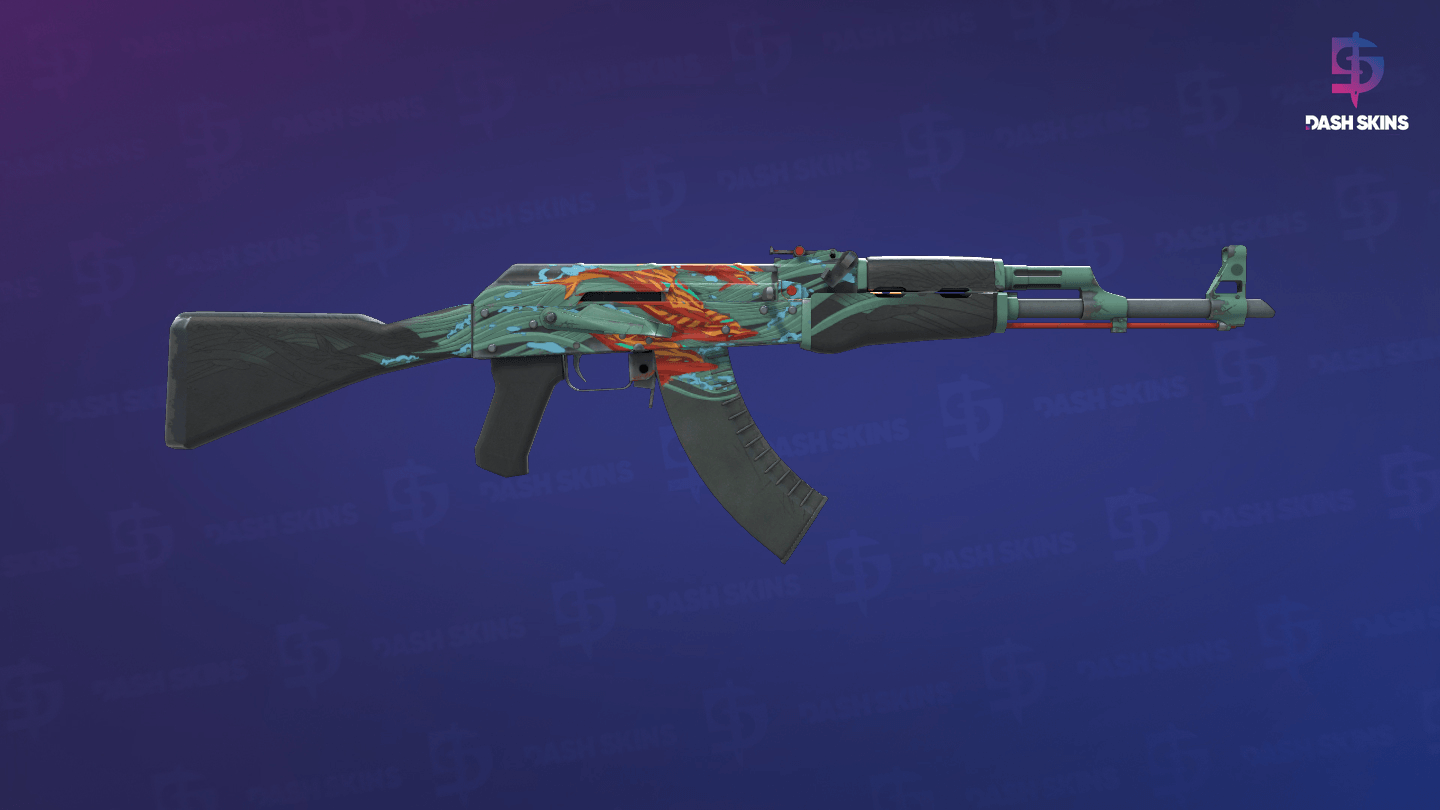 AK-47 | Vingança Água-marinha - Backside Screenshot