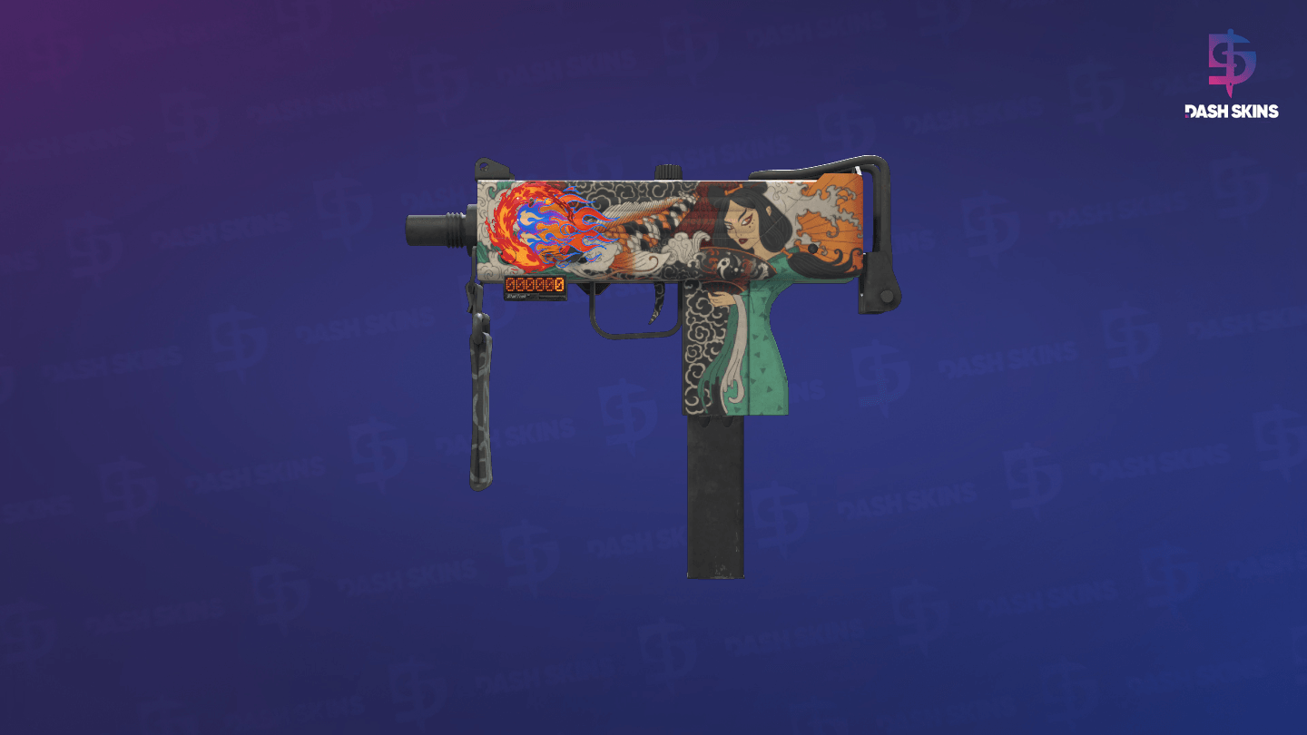 StatTrak™ MAC-10 | Allure (Minimal Wear) - Frontside Screenshot