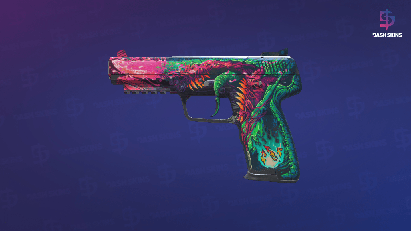 Five-SeveN | Hyper Beast (Well-Worn) - Frontside Screenshot
