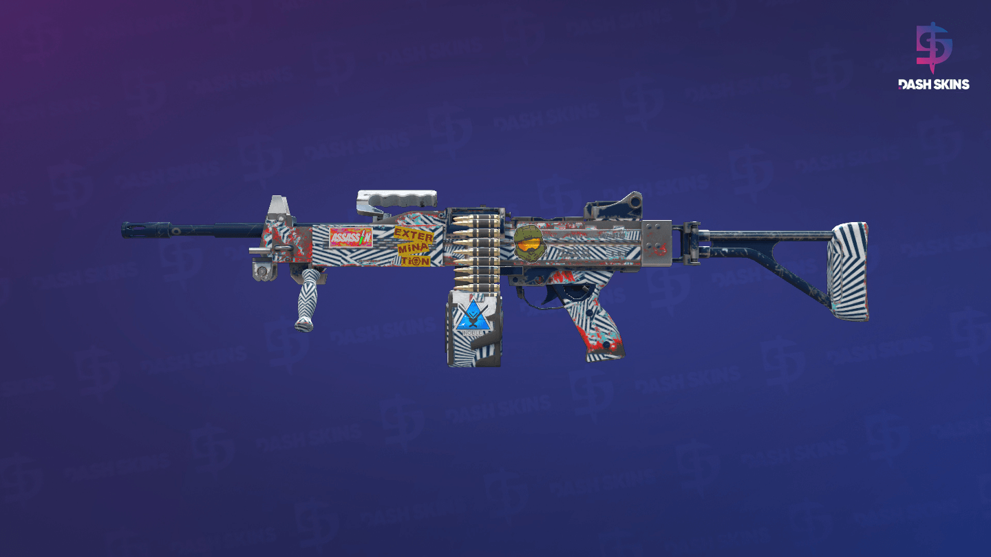 Negev | Dazzle (Field-Tested) - Frontside Screenshot