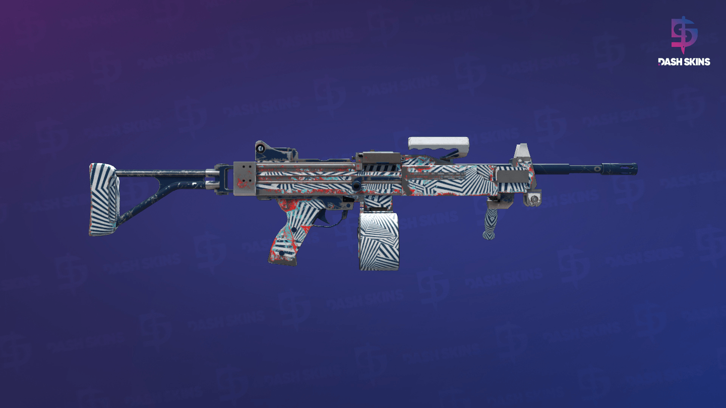 Negev | Dazzle (Field-Tested) - Backside Screenshot