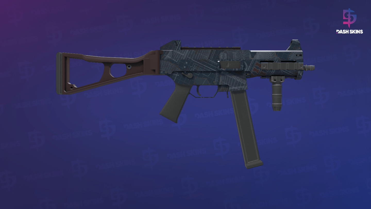 UMP-45 | Facility Dark (Factory New) - Backside Screenshot