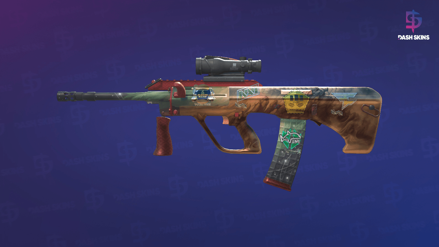 Souvenir AUG | Sand Storm (Field-Tested) - Frontside Screenshot