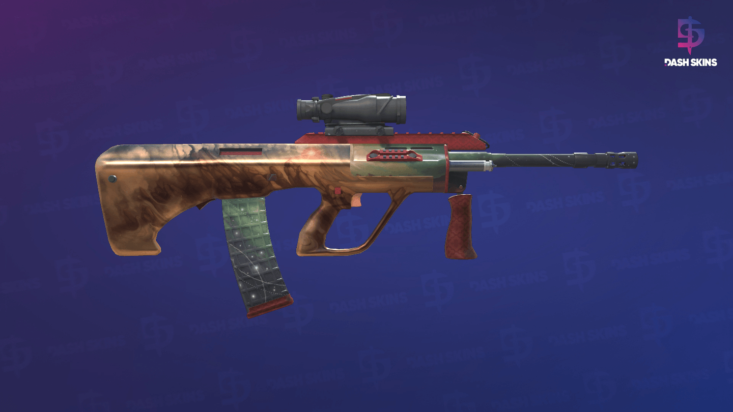 Souvenir AUG | Sand Storm (Field-Tested) - Backside Screenshot